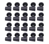 Window Stay Lock Replacement Knobs, Campervan Window Stay Lock Heavy Duty Polyplastic, RV Windows Lock Support Rod Plum Knob, Heavy Duty Poly Plastic Black Lever Knob for Caravan Motorhome Camper