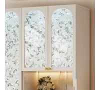Window Stickers for Glass 60 x 210 cm, Self Adhesive Sun Block, Anti Uv, Anti Glare, Without Glue Or Residue, Window Film Non-Adhesiv 3D Static Cling, for Office, Phoenix Flower