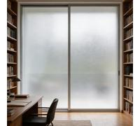 Window Stickers for Glass Privacy 120 x 605 cm, Light Blocking, Daytime Privacy Decorative, Removable Reusable, Static Cling No Glue Self Adhesive, for Window, Pure scrub