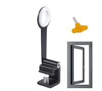Window Stopper - Punch - Safety Lock without Rubber Cover | Adjustable Bar Lock for Window "Wing Outside" Protection Mechanism Without Slip Protection for End