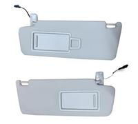 Window Sun Protection Left Right Sun Visor With Makeup Mirror For VW For Golf 7 SportsVan For Jetta MK7 For T-Cross Driver Passenger Side Sunvisor Panel Window Sunshade(Titanium,Left Right)