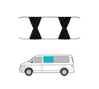 Window Sun Shade Curtain Compatible with Renault Trafic 2001-2014 Behind Passanger Black Campervan Auto Protection Visor Blinds Block UV Rays and for Privacy