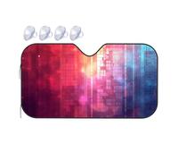 Window Sun Shade For Car Abstract Geometric Pattern With Vibrant Colors Car Windshield Sunshade Sunshade For Car Car Sun Shade Windshield(70x130cm)