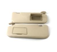 Window Sun Shades Left Right Sun Visor For Toyota For Vios For Yaris For Yaris L 2014-2019 2020 2021 2022 Driver Passenger Side Sunvisor Window Sunshade(Beige,Left right set)