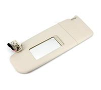 Window Sun Shades Left Right Sun Visor With Mirror For VW Mk5 For Golf 5 2005-2011 For Golf 6 For Passat B6 B7 Cc 10-18 Driver Passenger Side Sunvisor Window Sunshade(Beige,Left)