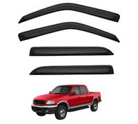 Window Sun Visors for Ford F150 MK10 1998-2004 4-door Pickup, Car Wind Deflector without Bright Stripes Scratch Resistant Rain Guards Accessories