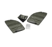 Window Sunshade For Benz Sprinter Van 2019 2020 2021 2022 Waterproof PV Cotton Insulated Blackout Front Door Window Covers Cool Gray 1 Pair Car Sun Shades