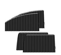 Window Sunshade Universal Car Window Sun Screen Shades Adjustable Car Window Sun Blocker Window Shade Cling Sunshades Cover Visor Shield Screen 4Piece/set Car Sun Shades