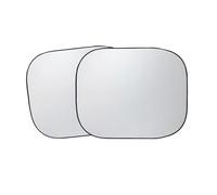 Window Sunshade Universal Car Windshield Sun Shade Cover Front Rear Side Window Sunshade Visor Protector 2PIECE For VW Etc Car Sun Shades(2piece b)