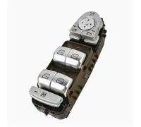 Window Switch 2229056800 Orange Light Power Window Switch Electric Window Switch Fits for Mercedes For Benz W205 C180 C200 C300 2014-2018 Switch Button(Beige)(Brown)