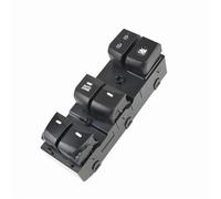 Window Switch Button 93570-4V000 For Hyundai Lang Move For Elantra MD Front Back Left Right Door Window Glass Elevator Control Master Switch Window Control Switch(AUTO Down Black)