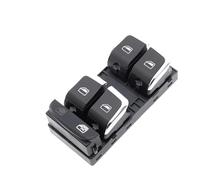 Window Switch Button Chrome Car Master Window Electric Control Switch Button For A4 S4 For Q5 B8 8KD959855A 8KD959851A 8K0959851F car window buttons(1 piece Master Switch)