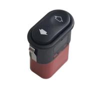 Window Switch Button For Transit MK6/MK7 2000 2011 2012 2013 Electric Door Window Rocker Switch Front Left & Right 6 PINS Window Regulator Switch(Red)