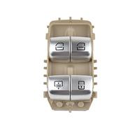 Window Switch Control Button Window Control Switch Regulator Button Fits for Mercedes For Benz W222 S550e S600 S63 2229051505(Brown)(Beige)