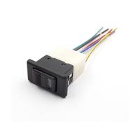 Window Switch Driver Side Single and Double With for Plug 5 Pin Window Lifter Switches Car Power Electric Doors Windows Button Connector Sokcet(Single)