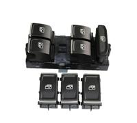 Window Switch, Fits for Skoda, fits for Octavia 2013-2017 Window Lifter Button Electric Power Master Window Conytrol Switch 5E0 959 857 5E0959857 Power Window Master Control Switch (BLACK(