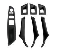 Window Switch For 5 Series For F10 F11 Car Interior Inner Door Handle Panel Pull Trim Cover Window Switch Set Lift Control Button(LHD Black)