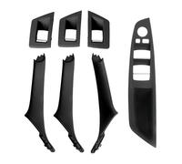Window Switch For 5 Series For F10 F11 Car Interior Inner Door Handle Panel Pull Trim Cover Window Switch Set Lift Control Button(RHD Black)
