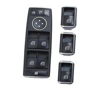 Window Switch For C/E Class W204 W212 C207 GLK204 2008-2014 Car Electronic Power Master Electric Window Lifting Regulator Control Switch 2049055302 2049058202(Model B 4pcs set)