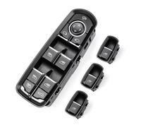 Window Switch Master Compatible With Porsche For Cayenne 2010 2011 2012 2013 2014 2015 2016 Window Lift Switch Button Regulator Replace 7PP959855C 7PP959858RDML 7PP959858MDML