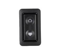 Window Switch Universal 1piece 20A Electric Power Window Switch Button For All Autos With Green For LED Light Car Button Switch 12V/24V Electric Window Switch Button