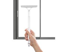 Window Tabs for Home - Tile Mirror Scraper, Shower Cleaner | Compact Handle Wiper Tool for Floor Door Panels for Bag