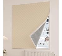 Window Thermo Cover, Window Insulation Sheet Kit for Draft Stoppers, Large Soundproof Blanket, Thermal Blackout Curtains Bedroom, Cover Panels, Cotton Shed Insulation(Beige,100x150cm/39x59")