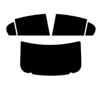 Window-Tint.co.uk Pre Cut Window Tint for Jaguar XE 4-door Saloon - 2015 and newer - Rear Windows 5% Limo