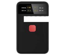 Window Tint Meter, IR940nm/UV365nm/VLT530nm Tint Reader, Handheld Portable Light Meter with Data Locking and USB Charging