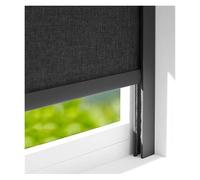 Window Track,Blinds Light Blocking Strips for Windows Shades, Blockers Blackout Side Drill with Screws,Removable & Replaceable Gap Blocker(Black,61inch/154.9cm)