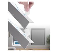 Window Track,Self Adhesive Blackout Side Tracks, PVC Light Gap Blockers, Shades/Roller Curtain/Blinds Edge(Grey,70cm/27.56in)