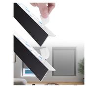 Window Track,Self Adhesive Blackout Side Tracks, PVC Light Gap Blockers, Shades/Roller Curtain/Blinds Edge(Black,130cm/51.18in)