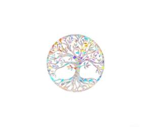 Window Tree Sticker with For Rainbow Reflection Effect for Home Office Decor Provides Daytime Privacy and UV Protection on Smooth Surfaces