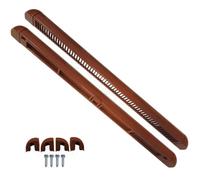 Window Trickle Vents - Reduces Condensation, Damp & Steam - Complete Replacement Kit for uPVC, Wood & Aluminium Tan 525mm