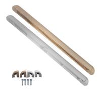 Window Trickle Vents - Reduces Condensation, Damp & Steam - Complete Replacement Kit for uPVC, Wood & Aluminium Cream - White 525mm