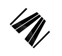 Window Trim Cover BC Column Sticker Pillar Posts Gloss Black Styling Strip For 5 Series E60 E61 Sedan 2004-2010 RESPUNEKBAH