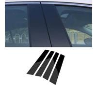 Window Trim PC Center Pillar Stickers Modification Part Compatible with Compass Cherokee Grand Cherokee Commander Car Accessories (For Grand Cherokee 2011-2021 6PCS)