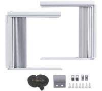 Window Type Air Conditioning Slat Wall Window Machine Mobile Air Conditioning Portable Air Conditioner Accessories KhE726 (White, 37 x 33 x 3.5 cm)
