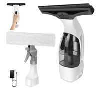 Window Vac, 2000pa Suction Window Vacuum Cleaner Cordless with 3.5Ah Battery, Charger, 150ml Water Tank & Spray Bottle with Microfibre Cloth, 3.8V Electric Window Cleaning Machine for Car, Glass,Tiles