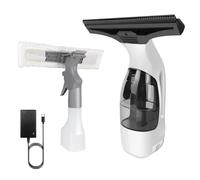 Window Vac Cleaner, Handheld Cordless IPX4 Window Vacuum Cleaner, 50Mins Working Time, 280mm Blade Power Screen Vacuum Cleaner Set, for Windows, Tiles and Smooth Surfaces