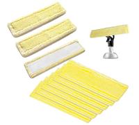 Window Vac Cleaning Pads for Karcher, 9 Pack Replacement Microfibre Window Vacuum Cleaner Cleaning Mop Cover Cloths for Karcher WV2 WV5 WV6 Plus Premium