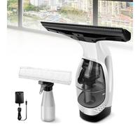Window Vac Cordless, Electric Squeegee Handheld Vacuum Cleaner for Shower Screen, Mirrors, Drip & Streak Free Glass Cleaning, Window Cleaner Tool for Shower, Mirror, Glass, Countertop and Car