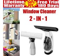 Window Vac Cordless Rechargeable Vacuum Steam Glass Cleaner Mirror Shower Screen