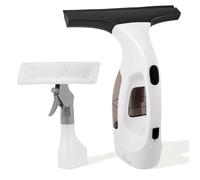 Window Vac, Cordless Window Vacuum Cleaner, Rechargeable Window Cleaner with 500ML Water Tank & Spray Bottle, Streak-Free Cleaning, 30 Mins Working Time, Suitable for Windows, Tiles, Mirrors, Showers