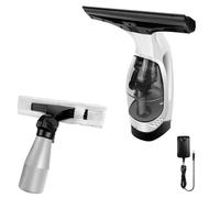 Window Vacuum Cleaner Set, Cordless Window Vac Handheld Vacuum Cleaner for Shower Screen, Mirrors, Drip & Streak Free Glass Cleaning, 30 Minute Runtime, 150 ml Water Tank, Streak-Free Cleaning