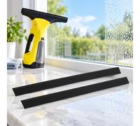 Window Vacuum Squeegee Blades for Karcher WV 3 Comfort Care, 280mm Pair | 280mm rubber squeegee blade pair for smooth water removal, cleaner glass wiping and quick replacement
