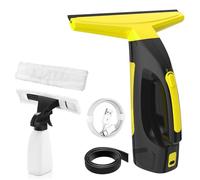 Window Vacuum Squeegee Cordless, Window Vac with Detachable Water Tank and Strong Suction, Electric Window Cleaning Tool for Shower Wall, Mirror, Glass, Car Windshield, Countertop, Tiles