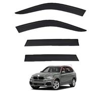 Window Visor Deflectors Rain Guards Compatible with BMW X5 E70 F15 (2007-2018) Front And Rear Tape-On Vent Deflector Car Accessories