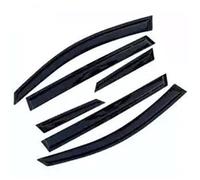 Window visor Fit For Chery TIGGO 8 Pro 2025 2026 Car Window Glass Deflector Window Waterproof Plate Wind Rain Guard Shade Rain Guard(Black 6 pieces)