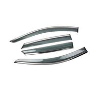 Window visor Fit For Mitsubishi Lancer Ralliart VR GTS Sedan 2008~2015 Vent Awning Rain Sun Eyebrow Guard Cover(Transparent)